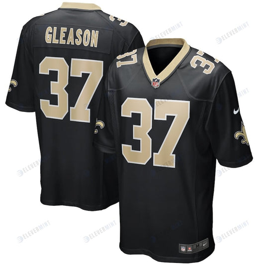 Steve Gleason 37 New Orleans Saints Men Game Retired Jersey - Black