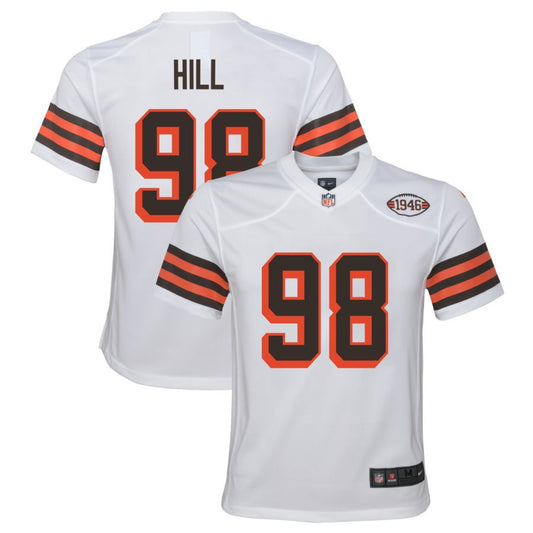 Trysten Hill Cleveland Browns Nike Youth Alternate Jersey - White