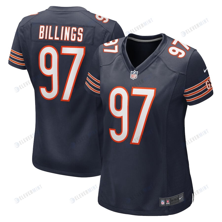 Andrew Billings 97 Chicago Bears Women Game Jersey - Navy