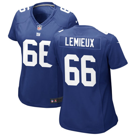 Shane Lemieux New York Giants Nike Women's Jersey - Royal