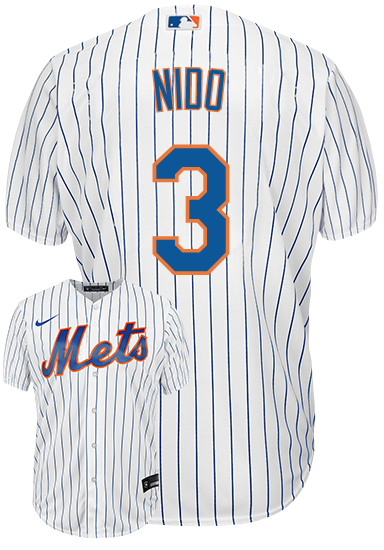 Tomas Nido Youth Jersey - NY Mets Replica Kids Home Jersey