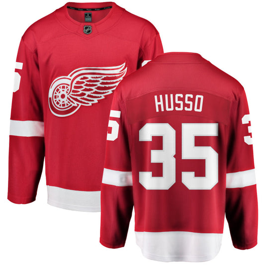 Ville Husso Detroit Red Wings Fanatics Branded Home Breakaway Jersey - Red