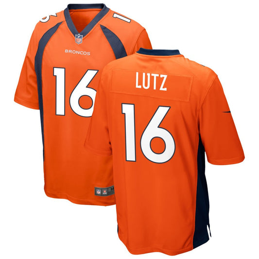 Wil Lutz Denver Broncos Nike Game Jersey - Orange