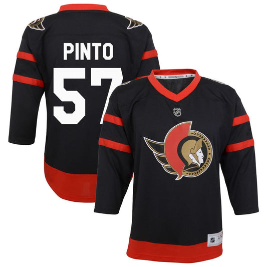 Shane Pinto Ottawa Senators Youth Home Replica Jersey - Black