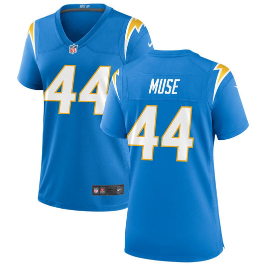 Tanner Muse Los Angeles Chargers Nike Women's Game Jersey - Powder Blue