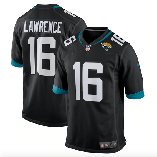 Youth Jacksonville Jaguars Trevor Lawrence Black Alternate Game Jersey