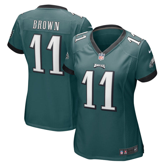 Women's Philadelphia Eagles A.J. Brown Player Game Jersey Midnight Green