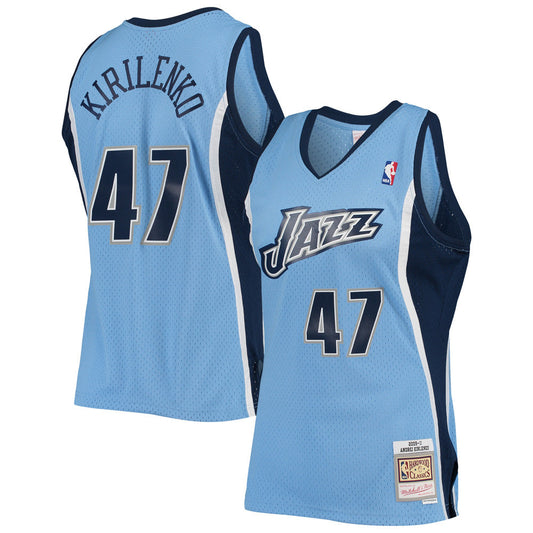 Youth Utah Jazz Andrei Kirilenko 2009-10 Hardwood Classics Jersey - Powder Blue