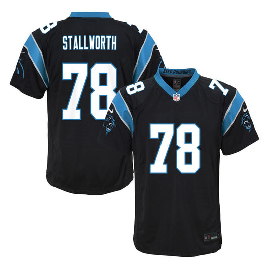 Taylor Stallworth  Carolina Panthers Nike Youth Game Jersey - Black