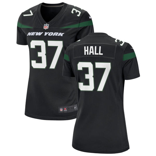 Bryce Hall New York Jets Nike Women's Alternate Game Jersey - Stealth Black