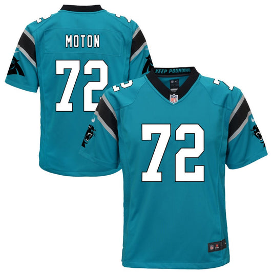 Taylor Moton Carolina Panthers Nike Youth Game Jersey - Blue