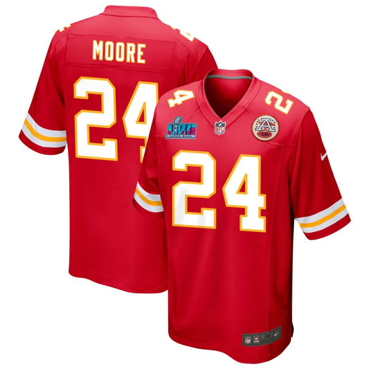 Skyy Moore Kansas City Chiefs Nike Super Bowl LVII Game Jersey - Red