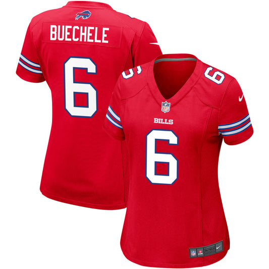 Shane Buechele Buffalo Bills Nike Women's Alternate Game Jersey - Red