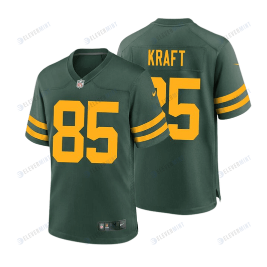 Tucker Kraft 85 Green Bay Packers 50s Classic Men Game Jersey - Green & Gold