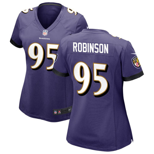 Tavius Robinson Baltimore Ravens Nike Women's Game Jersey - Purple