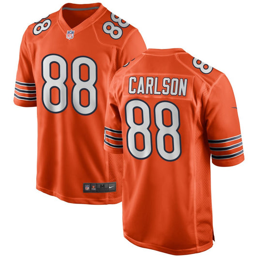 Stephen Carlson Chicago Bears Nike Alternate Game Jersey - Orange