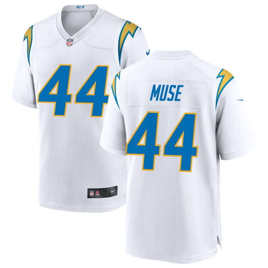 Tanner Muse Los Angeles Chargers Nike Game Jersey - White