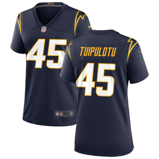 Tuli Tuipulotu Los Angeles Chargers Nike Women's Alternate Game Jersey - Navy