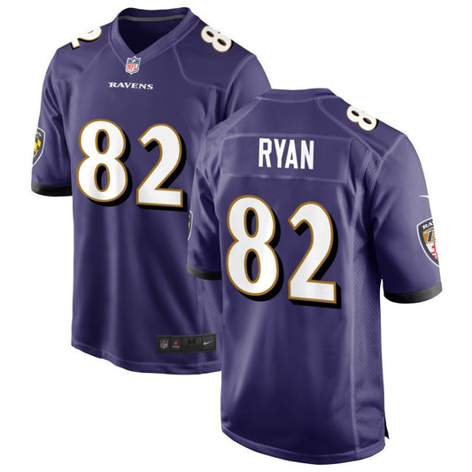 Sean Ryan Baltimore Ravens Nike Game Jersey - Purple