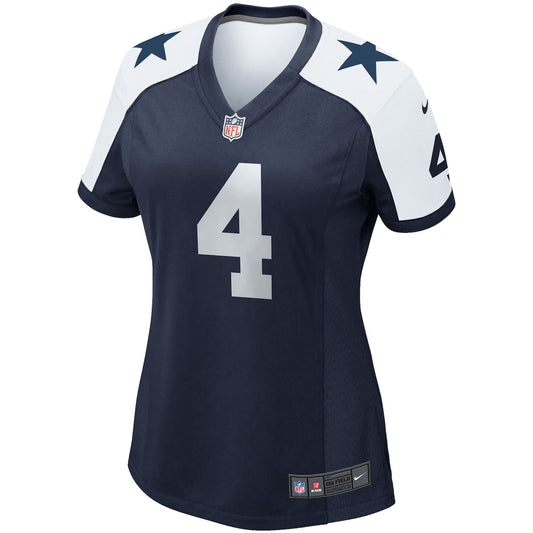 Women's Dak Prescott Nike Dallas Cowboys Game Jersey - Navy