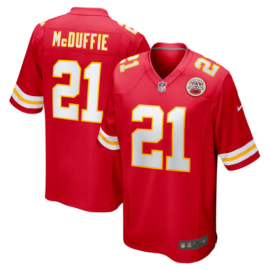 Trent McDuffie Kansas City Chiefs Nike Game Player Jersey - Red