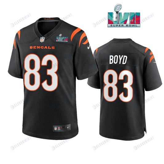 Tyler Boyd 83 Cincinnati Bengals Super Bowl LVII Men Game Jersey