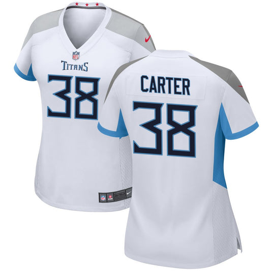 Shyheim Carter Tennessee Titans Nike Women's Game Jersey - White