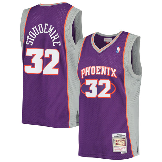 Amar'e Stoudemire Phoenix Suns Mitchell & Ness 2001/02 Hardwood Classics Swingman Jersey - Purple