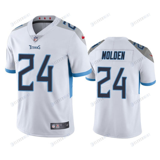 Tennessee Titans Elijah Molden 24 White Vapor Limited Jersey