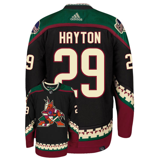 Barrett Hayton Arizona Coyotes Adidas Primegreen Authentic NHL Hockey Jersey