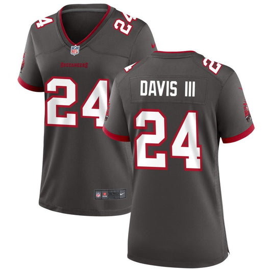 Carlton Davis III Tampa Bay Buccaneers Nike Women's Alternate Game Jersey - Pewter