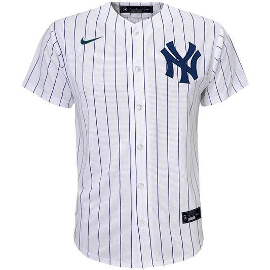 Boys' Grade School DJ LeMahieu Nike Yankees Replica Player Jersey - White