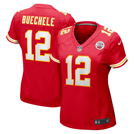 Shane Buechele Kansas City Chiefs Nike Women's Game Player Jersey - Red