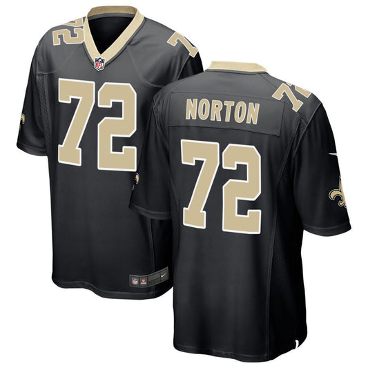 Storm Norton New Orleans Saints Nike Game Jersey - Black