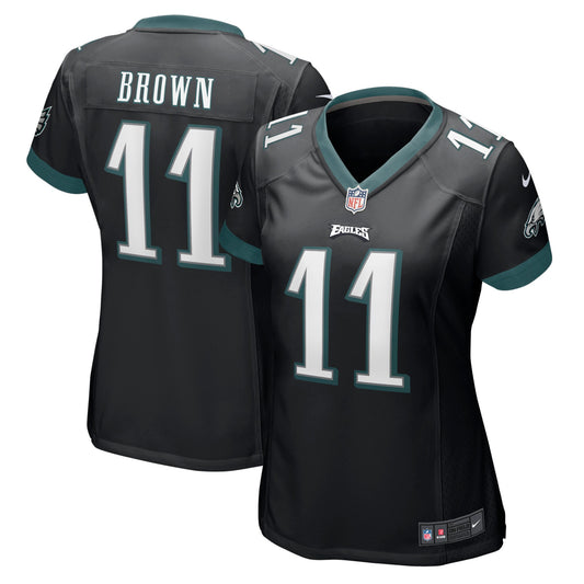 A.J. Brown Philadelphia Eagles Nike Women's Player Game Jersey - Black