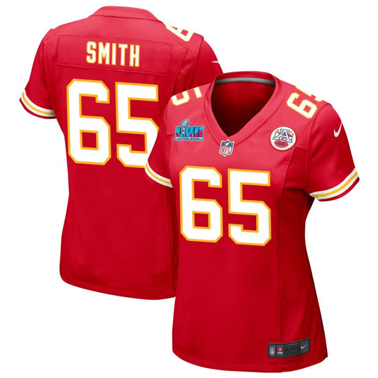 Trey Smith Kansas City Chiefs Nike Women's Super Bowl LVII Game Jersey - Red