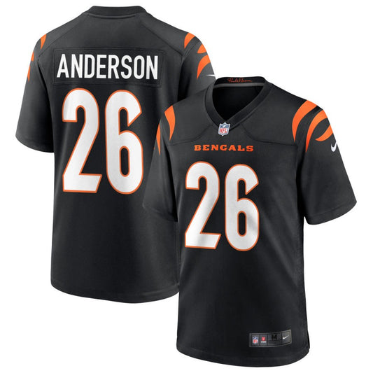 Tycen Anderson Cincinnati Bengals Nike Youth Logo Game Jersey - Black