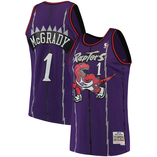 Tracy McGrady Toronto Raptors Mitchell & Ness Hardwood Classics Swingman Jersey - Purple