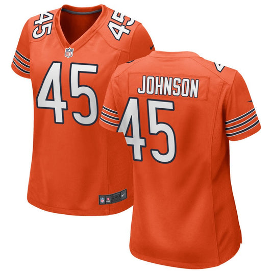 Buddy Johnson Chicago Bears Nike Women's Alternate Game Jersey - Orange