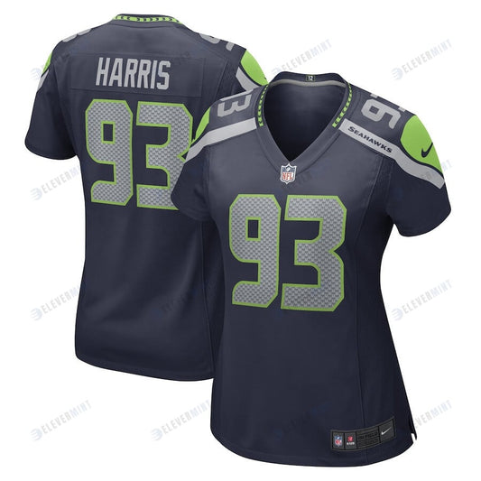 Shelby Harris Seattle Seahawks Women's Game Player Jersey - College Navy