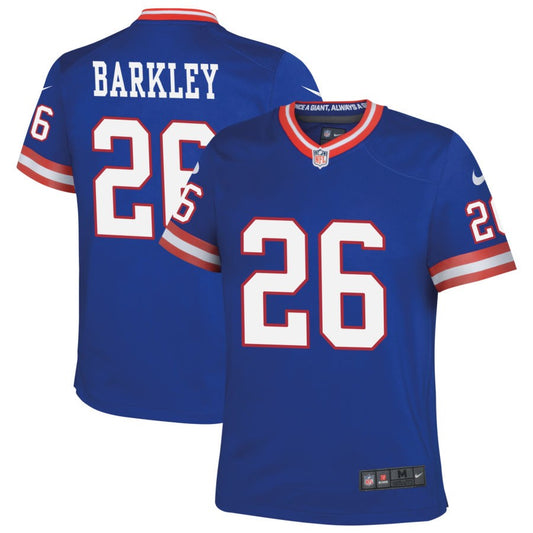 Saquon Barkley New York Giants Nike Youth Classic Game Jersey - Royal