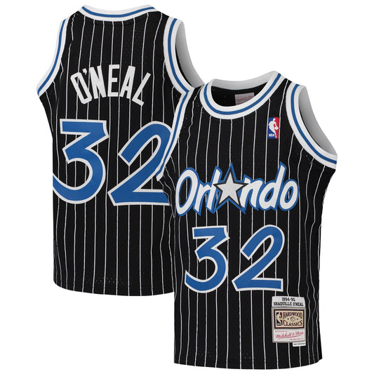 Shaquille O'Neal Orlando Magic Mitchell & Ness Youth 1994-95 Hardwood Classics Swingman Throwback Jersey - Black