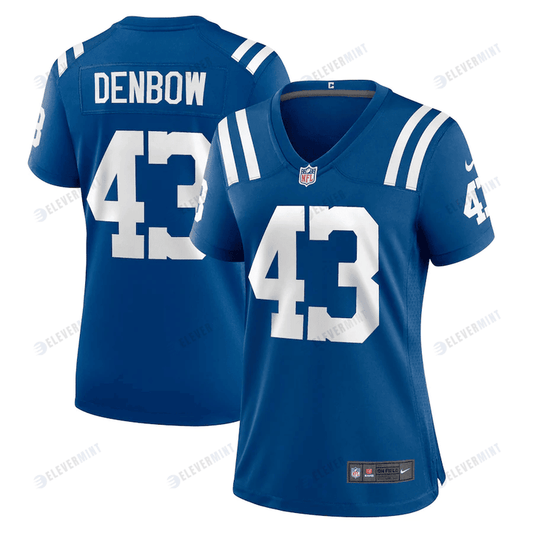 Trevor Denbow Indianapolis Colts Women's Game Player Jersey - Royal