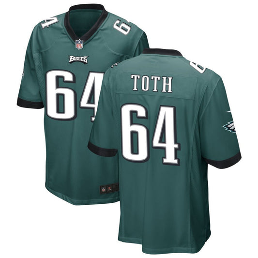 Brett Toth Philadelphia Eagles Nike Game Jersey - Midnight Green