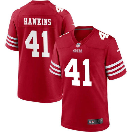 Tayler Hawkins San Francisco 49ers Nike Jersey - Scarlet