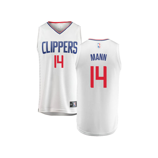 Terance Mann LA Clippers Fanatics Branded Youth Fast Break Replica Jersey White - Association Edition