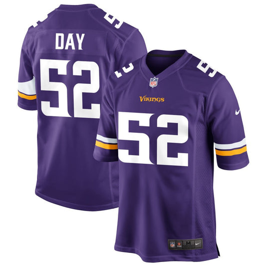 Sheldon Day Minnesota Vikings Nike Game Jersey - Purple