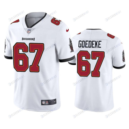 Tampa Bay Buccaneers Luke Goedeke 67 White Vapor Limited Jersey