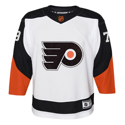 Boys' Grade School Carter Hart Outerstuff Flyers Special Edition 2.0 Premier Jersey - White