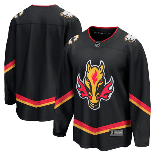 Calgary Flames Fanatics Branded Alternate Premier Breakaway Jersey - Black